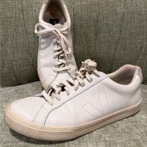Veja White Campo Sneakers size 10